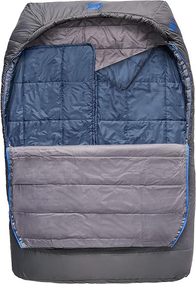 2. Kelty Tru Double Wide Sleeping Bag for Camping